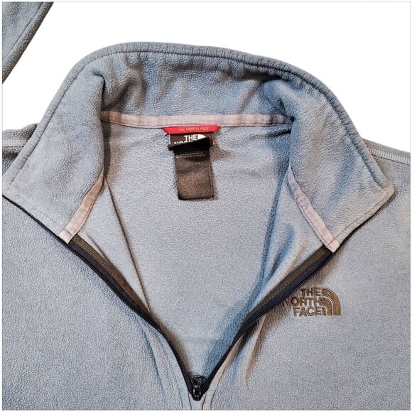 The North Face Fleece Sweater Mens Medium Half Zip Long Sleeve Outdoor Hiking - Picture 9 of 13